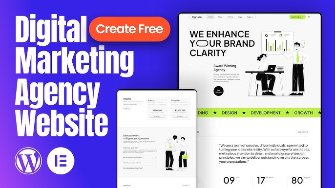 digital agency website