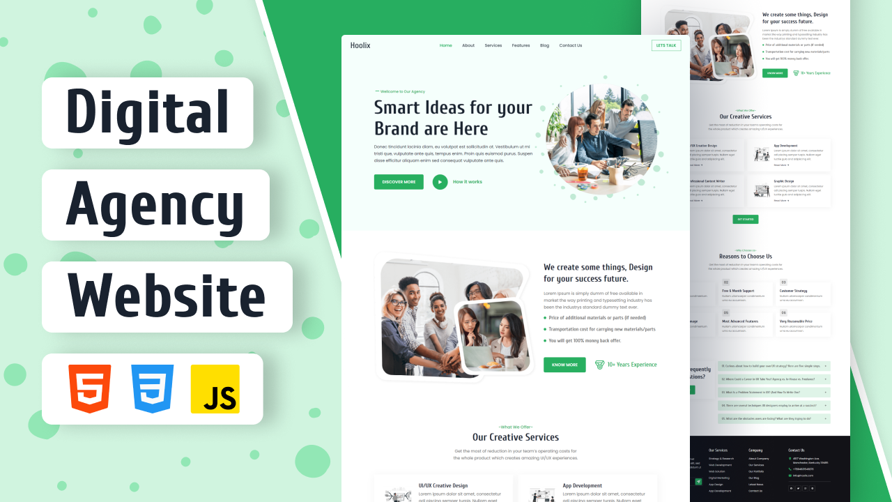 digital agency website