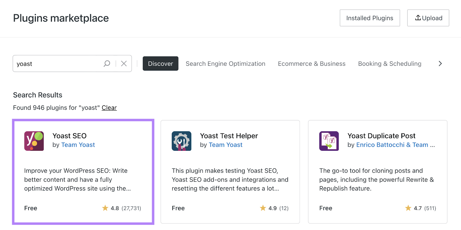yoast wordpress
